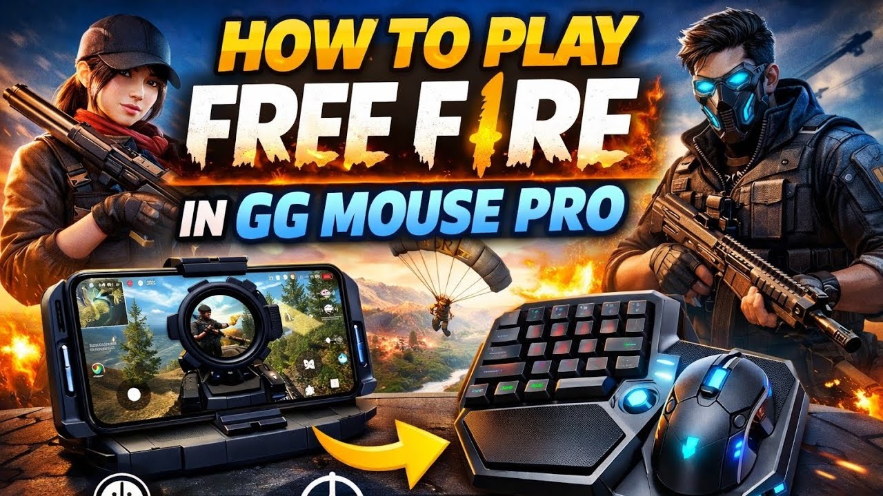 How to play free fire in gg mouse pro 💀 - YouTube