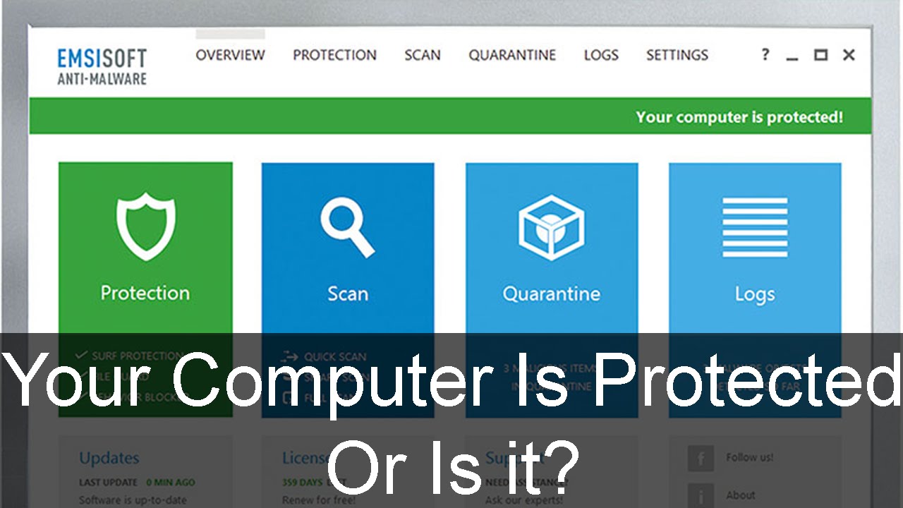 Emsisoft Anti-Malware Review (Prevention) - YouTube