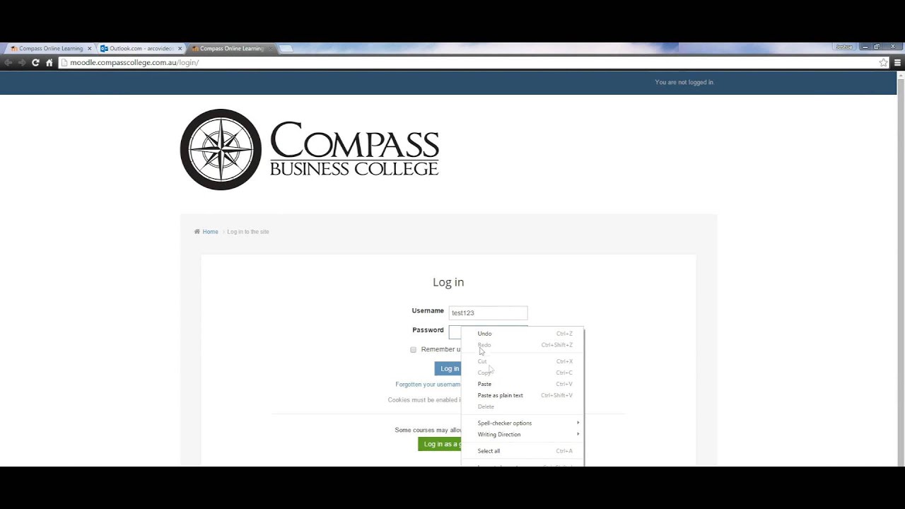 Compass Login YouTube