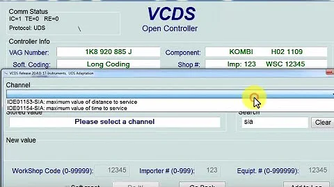 How to do adapt service Oil and inspection by VCDS for VW , SEAT ,SKODA and AUDI