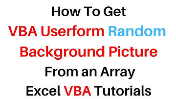 VBA Userform Random Background Picture From an Array