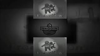 noggin nick jr logo colletion scan in black in white