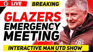 SOLSKJAER SACKING UPDATE: Glazers Having Emergency Meeting TONIGHT | Man Utd News
