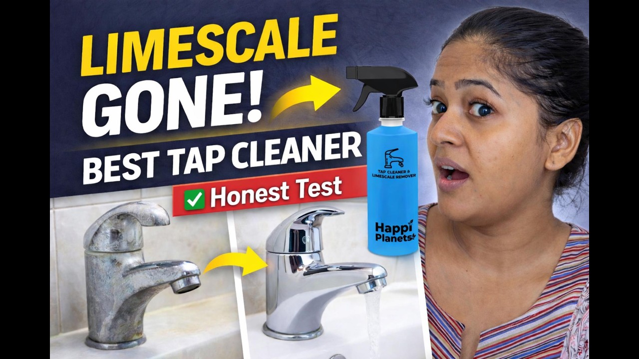 Best Tap Cleaner 😱 | Limescale Remover Honest Test | Reehana Diaries ...