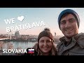 Eating Slovak food + Walking tour of Bratislava