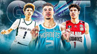 THE BEST PLAYER EVER! | LaMelo Ball Goat Race Career Sim | NBA 2K22