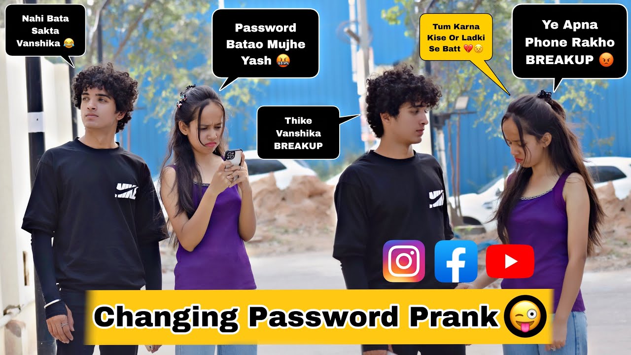 Changing Phone Password Prank 📱😂(*Prank On Girlfriend*She Got Violent🤬 ...