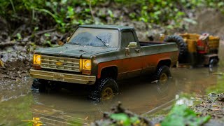 Ziemlich Rostig 🚗 FMS Chevrolet K10 1:18 Rc Crawler