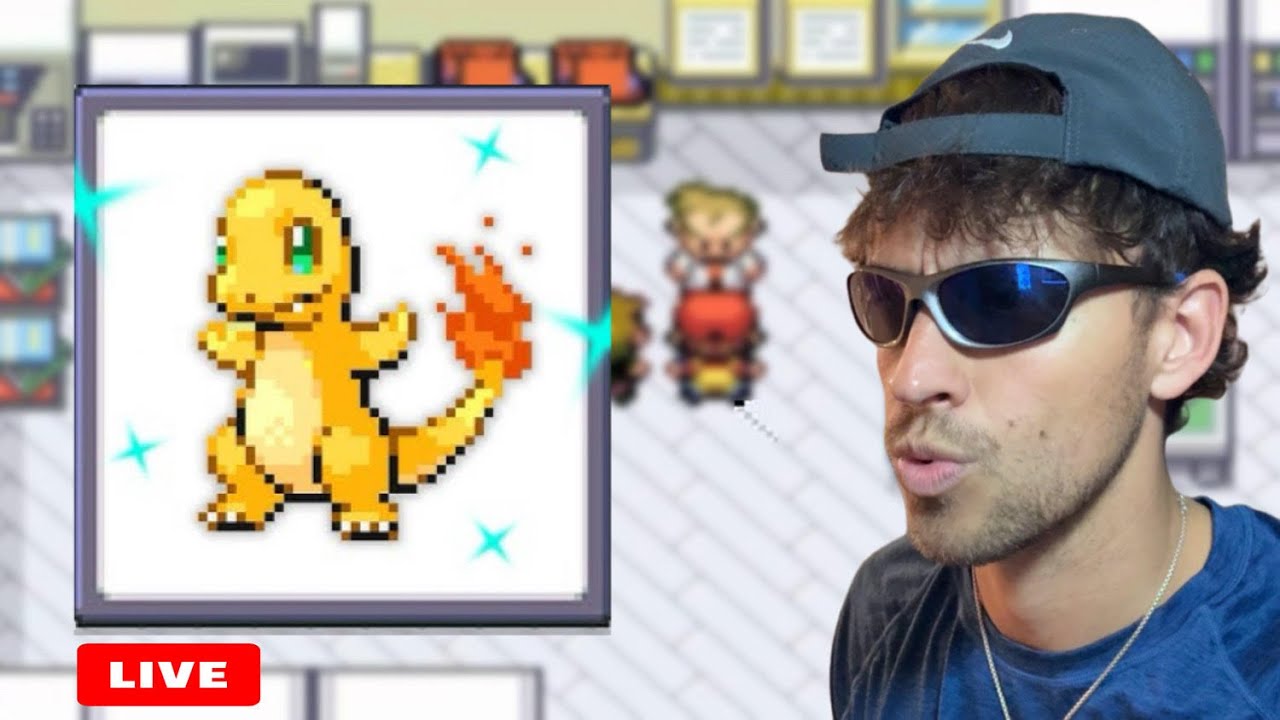 SHINY HUNTING CHARMANDER (CANT END STREAM UNTIL WE GET IT) on Pokemon FireRed Switch