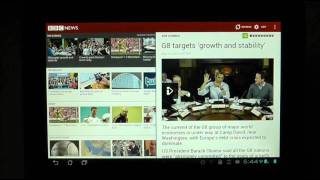 Video 28: Where to get your news - Asus Transformer Prime Video (TF201, TF300, TF700) screenshot 4