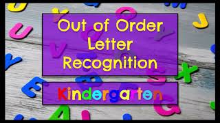 Out of Order Alphabet -  Letter Recognition screenshot 5