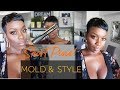 Super Short Pixie!| Mold& Style| Short Hair Tutorial