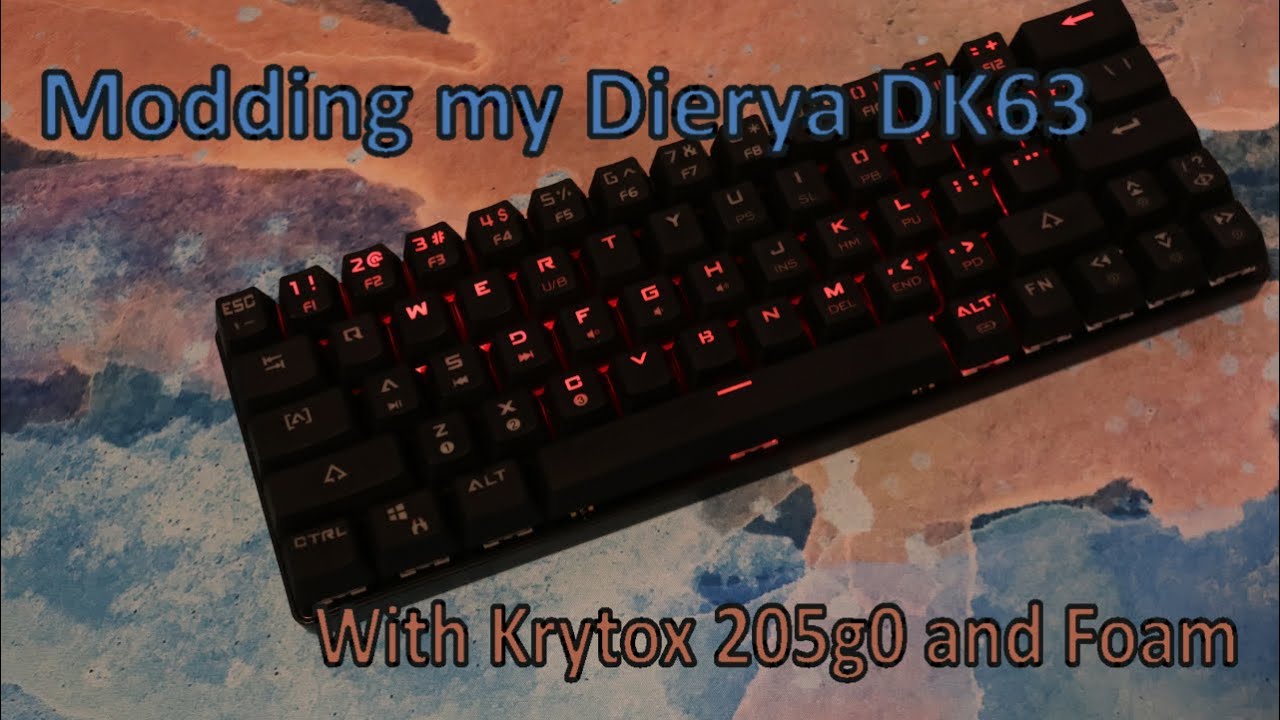 DIERYA DK63 60% Mechanical Keyboard Gaming Keyboard