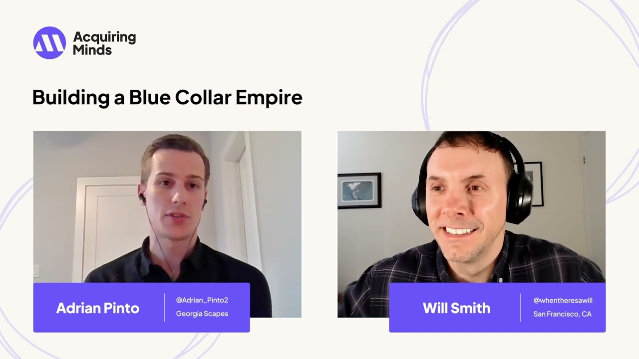 How Adrian Pinto Built a  Million Blue Collar Business Through Acquisition