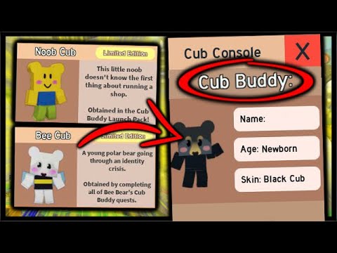 New Cub Console Cub Buddy Bee Swarms Bear Helper Roblox Bee Swarm Simulator - roblox destruction simulator codes may 2019