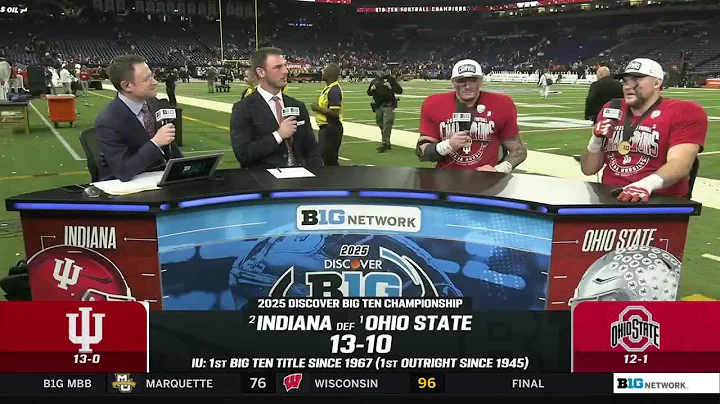 Indiana's Big Ten Championship, Playoff Journey, and Key Performances Against Ohio State