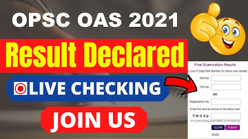 OPSC OAS Result 2021 (Out) – Download Odisha Civil Services Merit List PDF Here