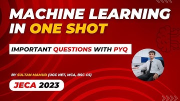 Machine Learning in ONE SHOT for WB JECA 2023