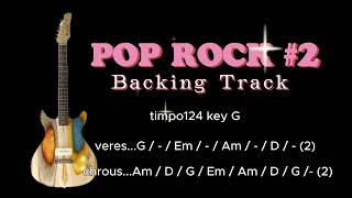 Pop Rock #2 Backing Track  timpo124 key G