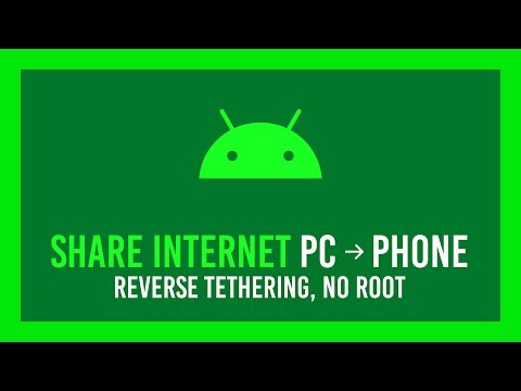 Share Internet from PC to Android via USB | Reverse tether | Gnirehtet