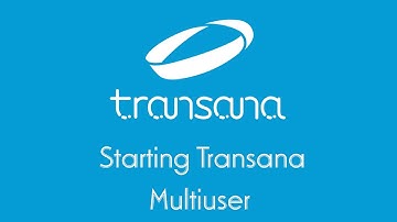 Starting Transana Multiuser