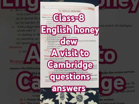 Class 8 english