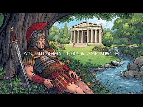 Ancient Roman Lyra Relaxing Music With Water Flowing Ambience II | Sleep, Study, Meditation | 432 Hz