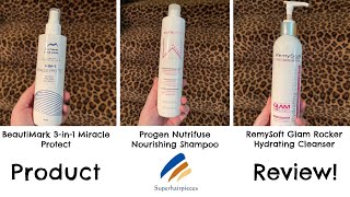 REVIEW! BeautiMark, RemySoft, Progen Nutrifuse | Superhairpieces #wigcare