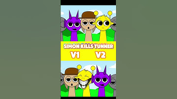 Durple react to SIMON kills TUNNER V1 or V2  #incredibox #sprunki #tunner #simon