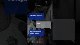 How does the manager know the barman is giving drinks away? He uses Glimpse Video Auditing! #shorts