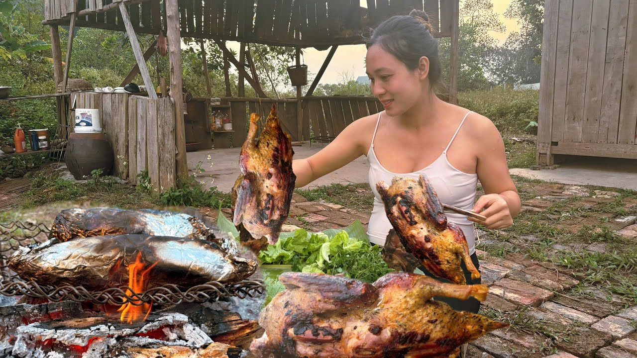 Rural life. I Cooked Duck Meat to Invite Friends Over For a Meal, But I missed the appointment.