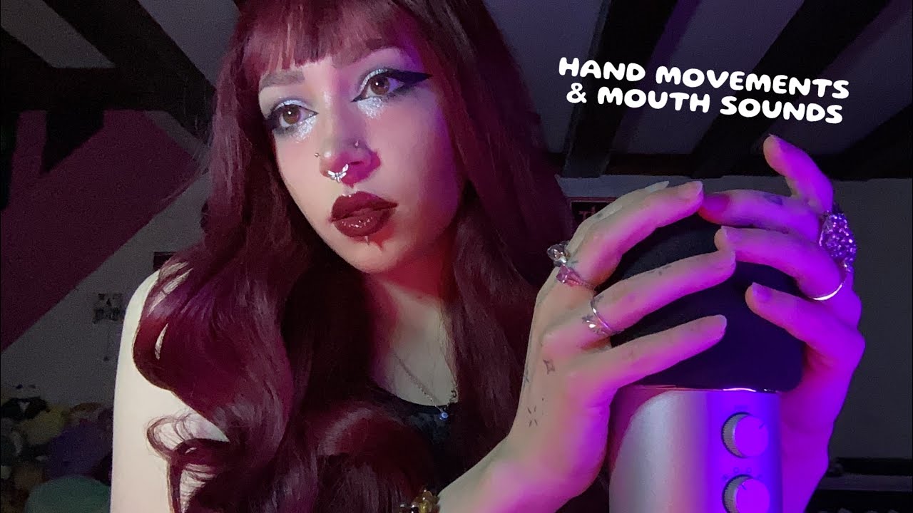 Eating Your Negative Energy & Hand Movements ASMR | Mouth Sounds, Whispering, Visual Triggers