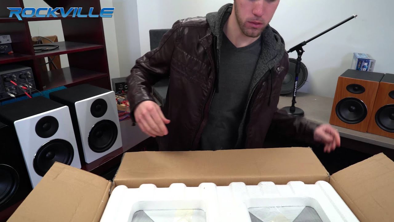 rockville powered monitors