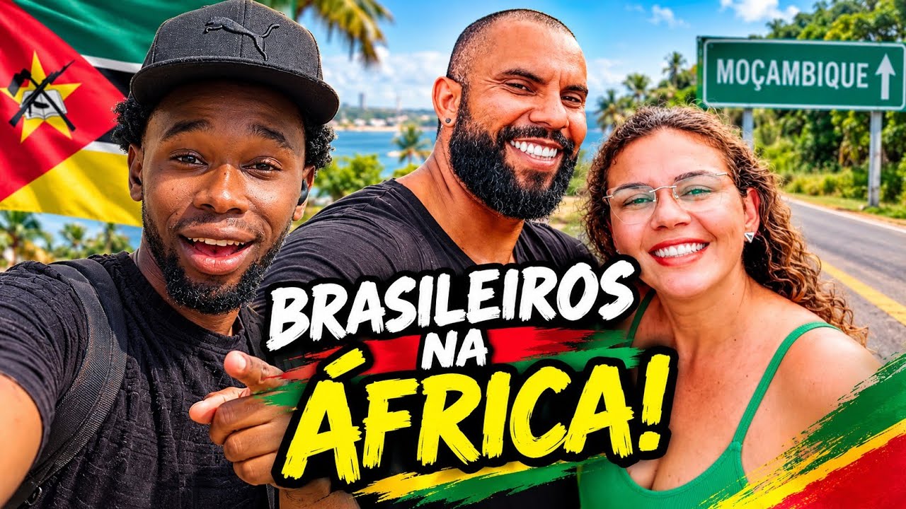 🔥 RECEBI BRASILEIROS Na ÁFRICA..! 🇲🇿🇧🇷 A REAÇÃO DELES À ÁFRICA FOI INCRÍVEL! 😱