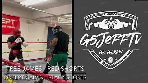 Tristan AKA Tree James Sparring With Robert Calvin...
