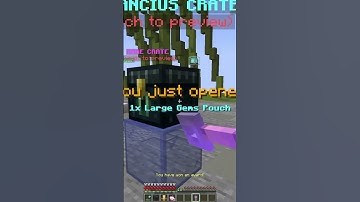 Minecraft, Legendary Crate Key Opening... 🙂 #minecraft