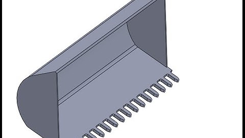 Loader Bucket SolidWorks Tutorial
