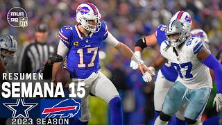 Dallas Cowboys vs. Buffalo Bills | Semana 15 NFL 2023 | NFL Highlights Resumen en español