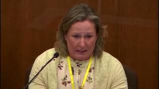 Kim Potter breaks down describing killing Daunte Wright