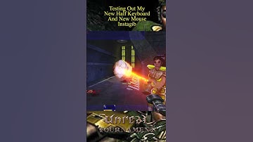 Testing Out My New Half Keyboard And New Mouse Instagib #gaming #shorts #ut99