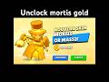 Unclock Mortis Gold 🤩🤩🤩#brawlstars #mortis #supercell