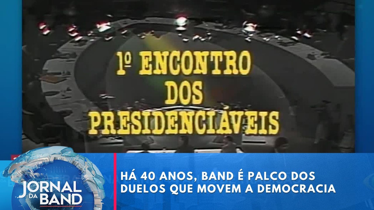 Há mais de 40 anos, Band é palco dos duelos que movem a democracia | Jornal da Band