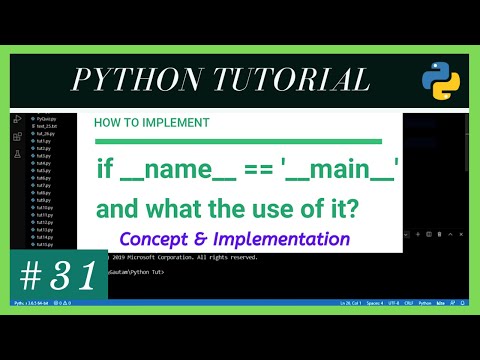 if __name__ == '__main__' in python | Concept & Implementation | Python Tutorials For Beginners