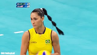 แจคเกอรลน Vs อเมรกา รอบชง โอลมปก 2012 Jaqueline Carvalho Vs Usa Volleyball Olympics Final