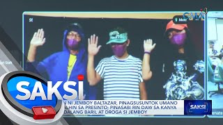 Kaibigan ni Jemboy Baltazar, pinagsusuntok umano nang dalhin sa presinto; pinasabi rin... | Saksi