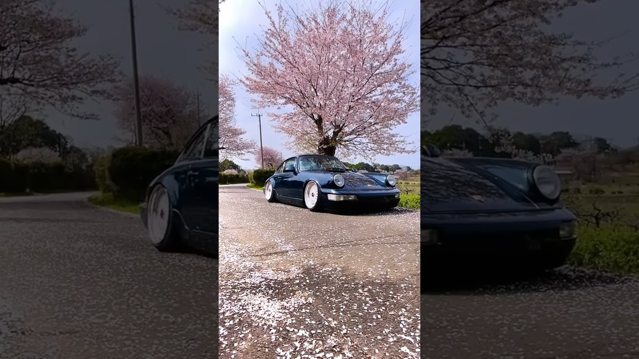 Blossoms and Stance | Porsche 964 C2 with PRAZIS Air Suspension
