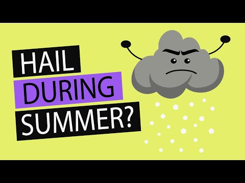 Hot weather and cold ice together? | How is hail formed