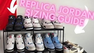 Replica JORDANS SIZING GUIDE (ultimate guide) BEST QUALITY