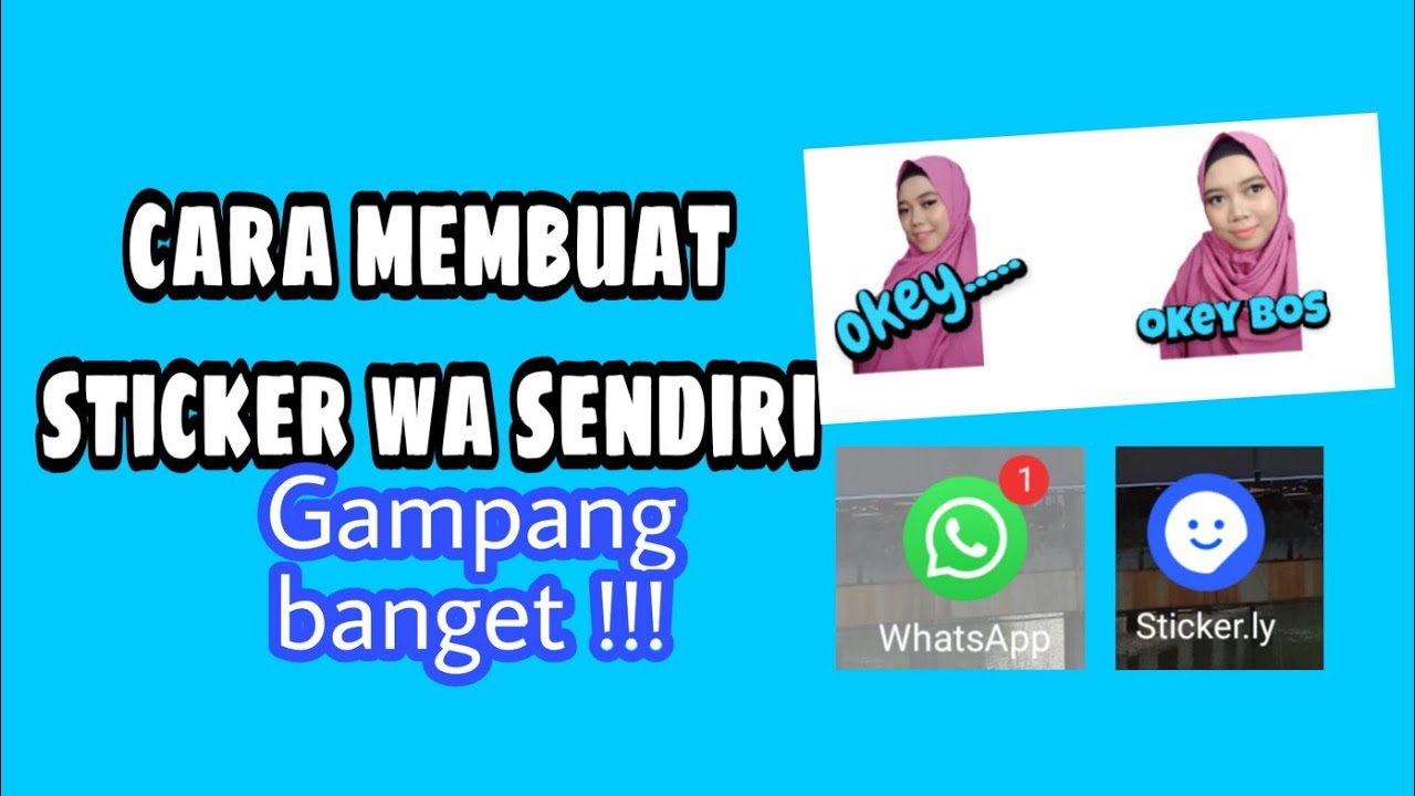  Cara membuat stiker wa sendiri  YouTube