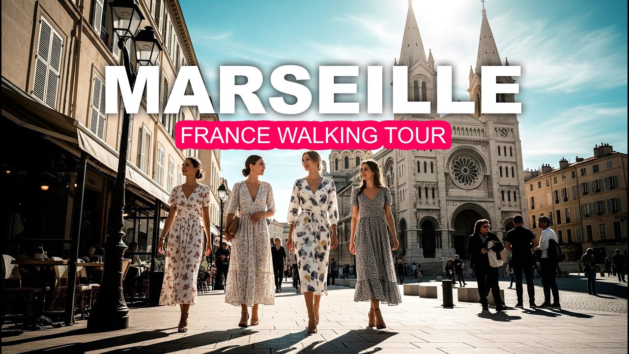 Marseille, France walking tour 4K 60 FPS | IS IT SAFE OR DANGEROUS IN 2025?